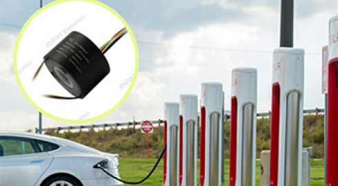 電気自動車充電ステーション用のJINPATスリップリング
