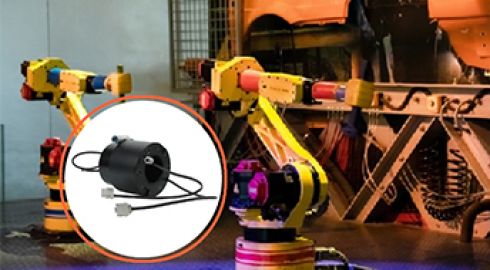 産業用ロボットへのスリップリングの応用