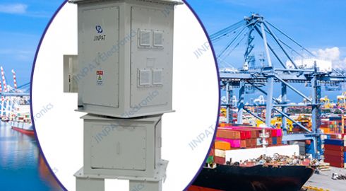 海上クレーン用・大電流対応スリップリング（800A）｜JINPAT