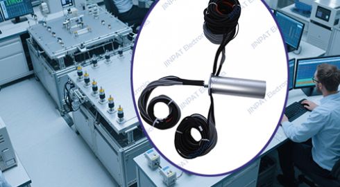 JINPATの中空軸スリップリング – 複合信号と電力伝送に最適