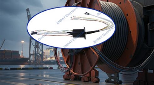 移動を支える信頼性：ケーブルリール用コンパクト・ハイブリッドスリップリング